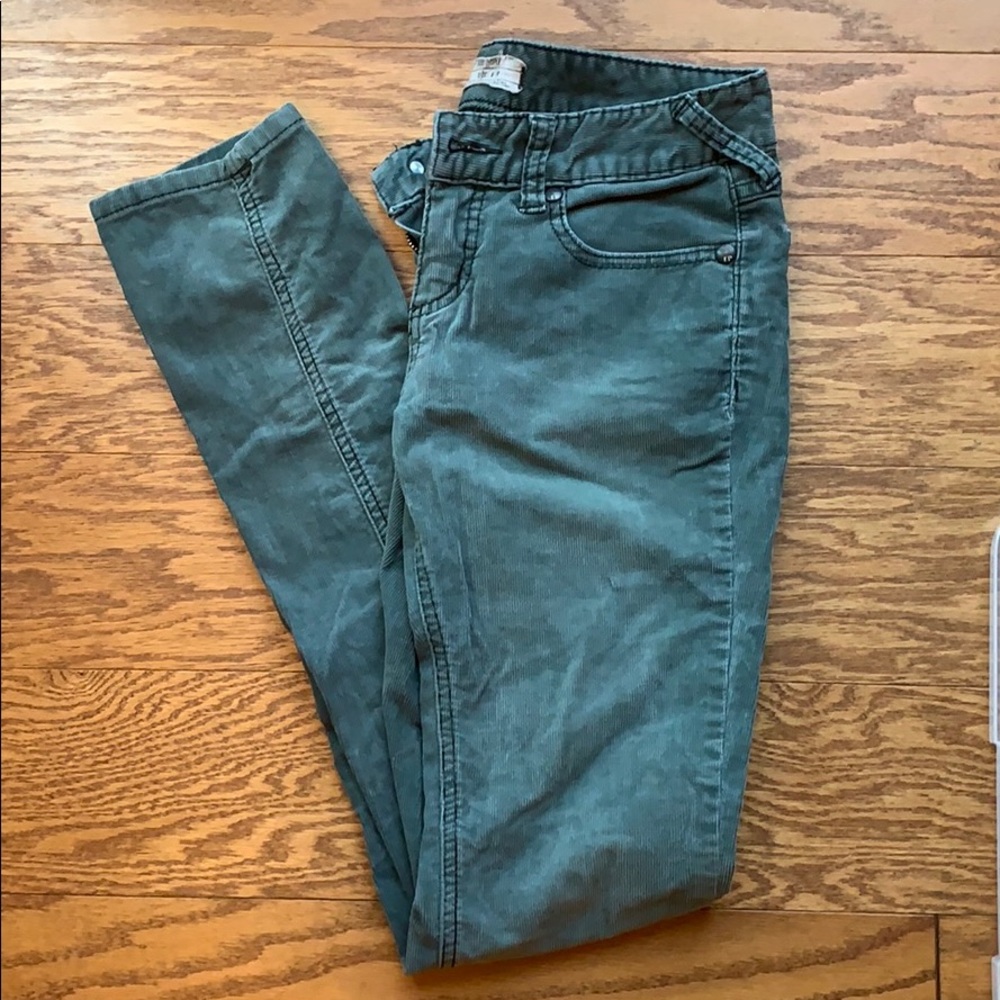 Free People Cord Green pants